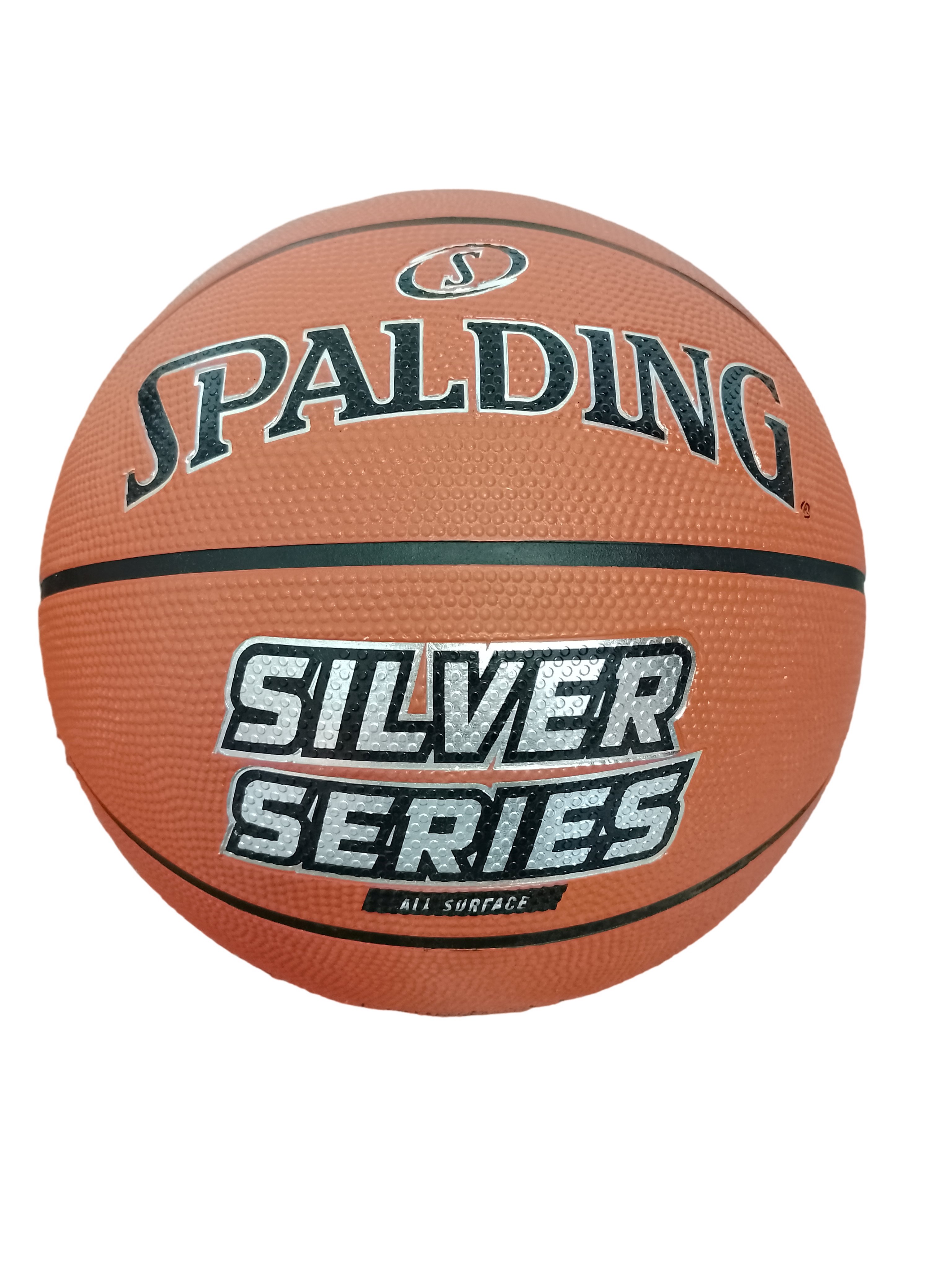 Ball basket Spalding Silver Rubber size 5