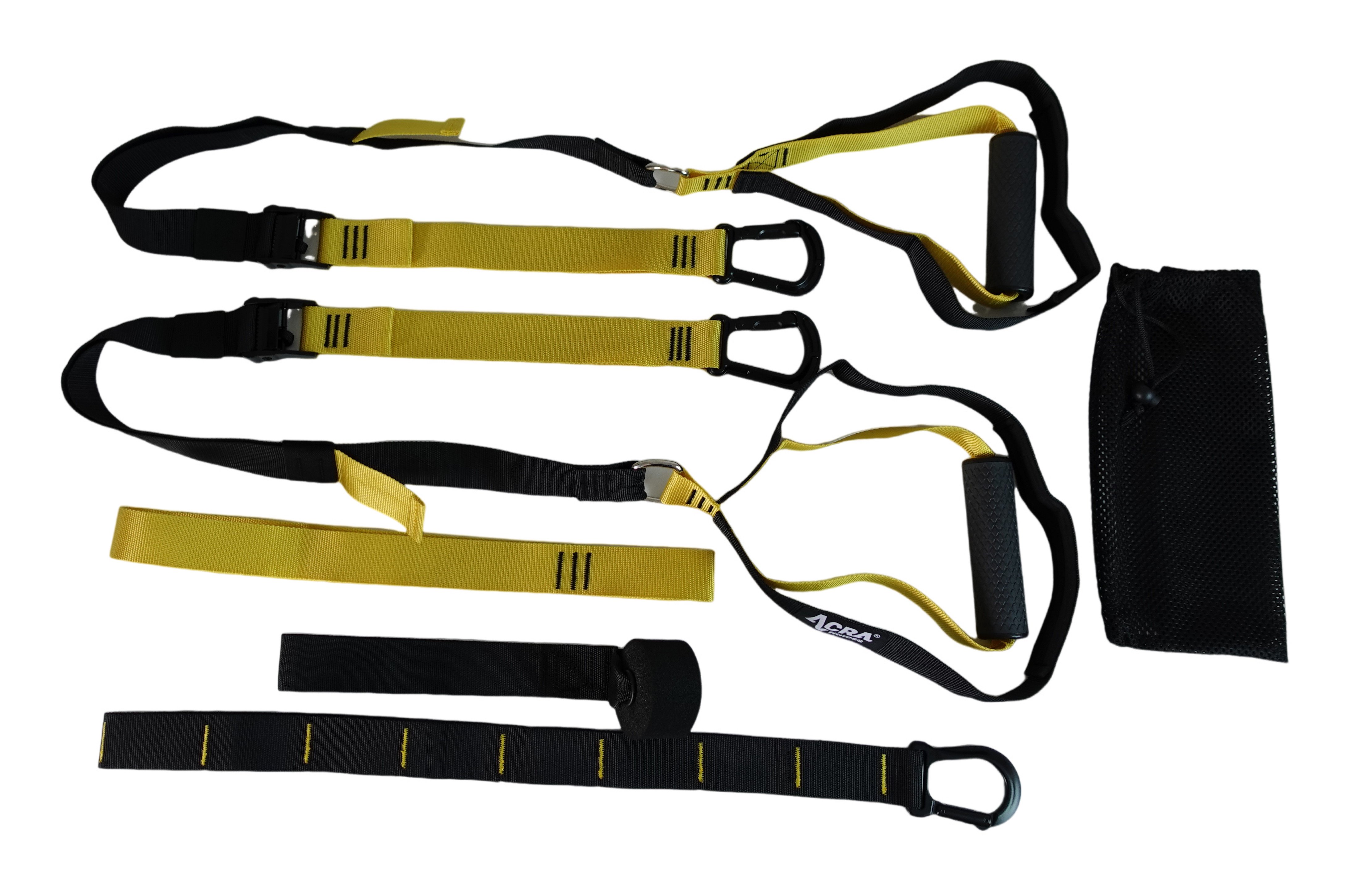 Hanging fitness system Acra Fitness - yellow