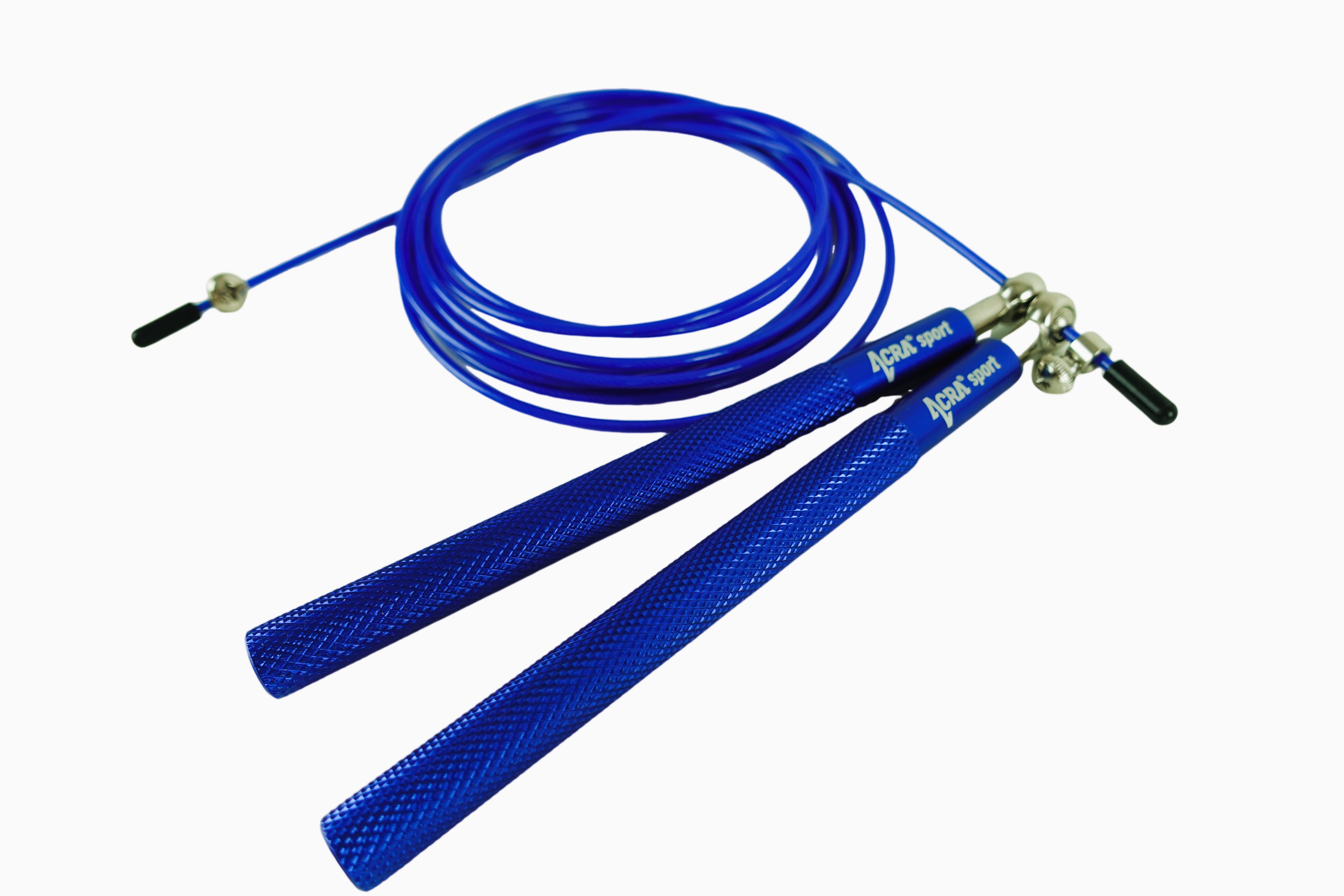 Adjustable jump rope - blue
