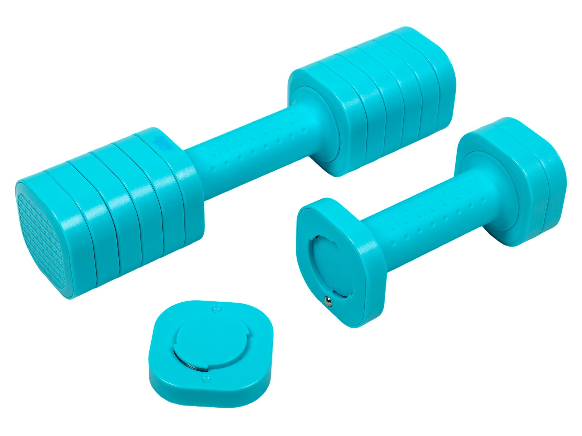 Acra adjustable dumbbell LADY 2-5 lb - set 2 pcs in pack total 4,66 Kg
