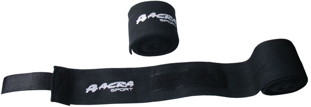 Hand bandage for combat sports black
