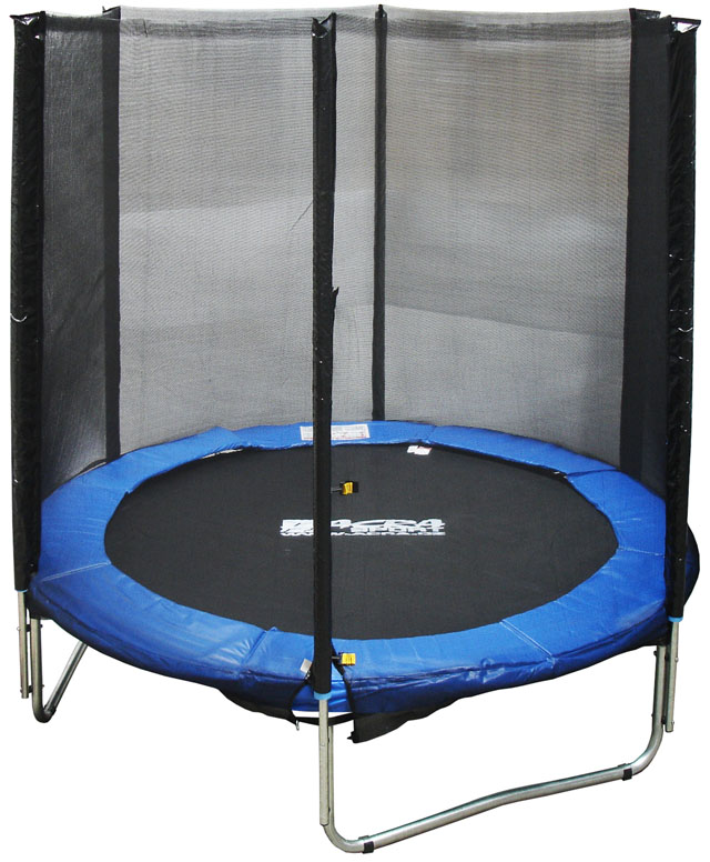 Trampoline with protective net 183 cm