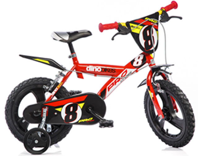 Kinderfahrrad Dino 163GLN rot 16"