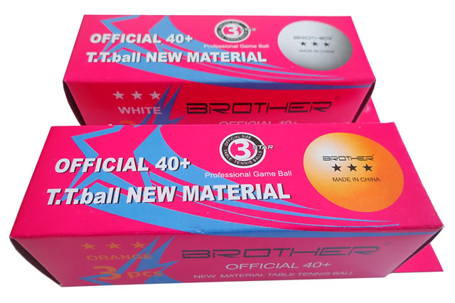 Balls DHS 3*** 40mm- 6 pcs in box WHITE