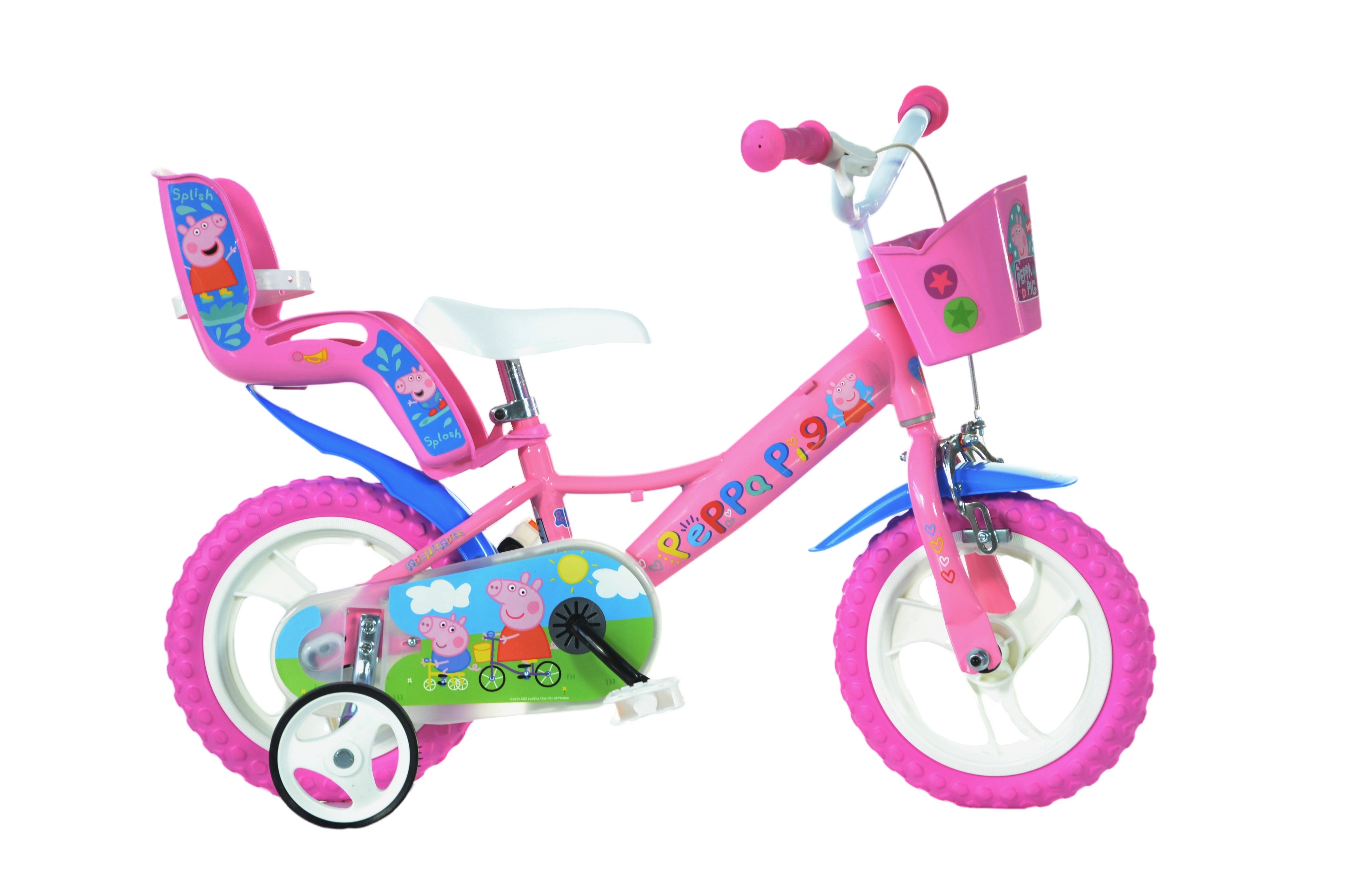 Girls bike 12" with accessories PEPPA PIG