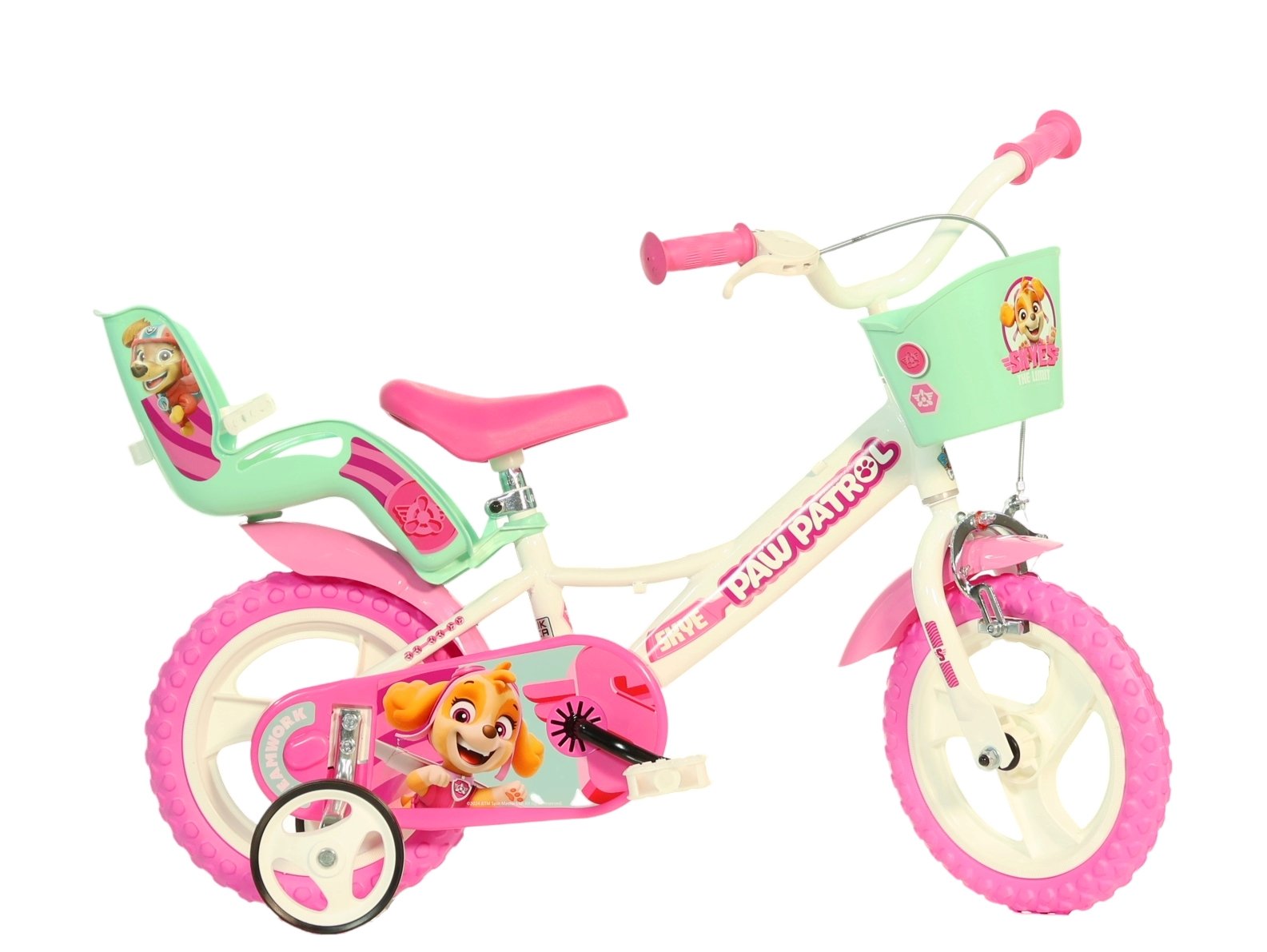 Girls bike 12" with accessories PAW PATROL
