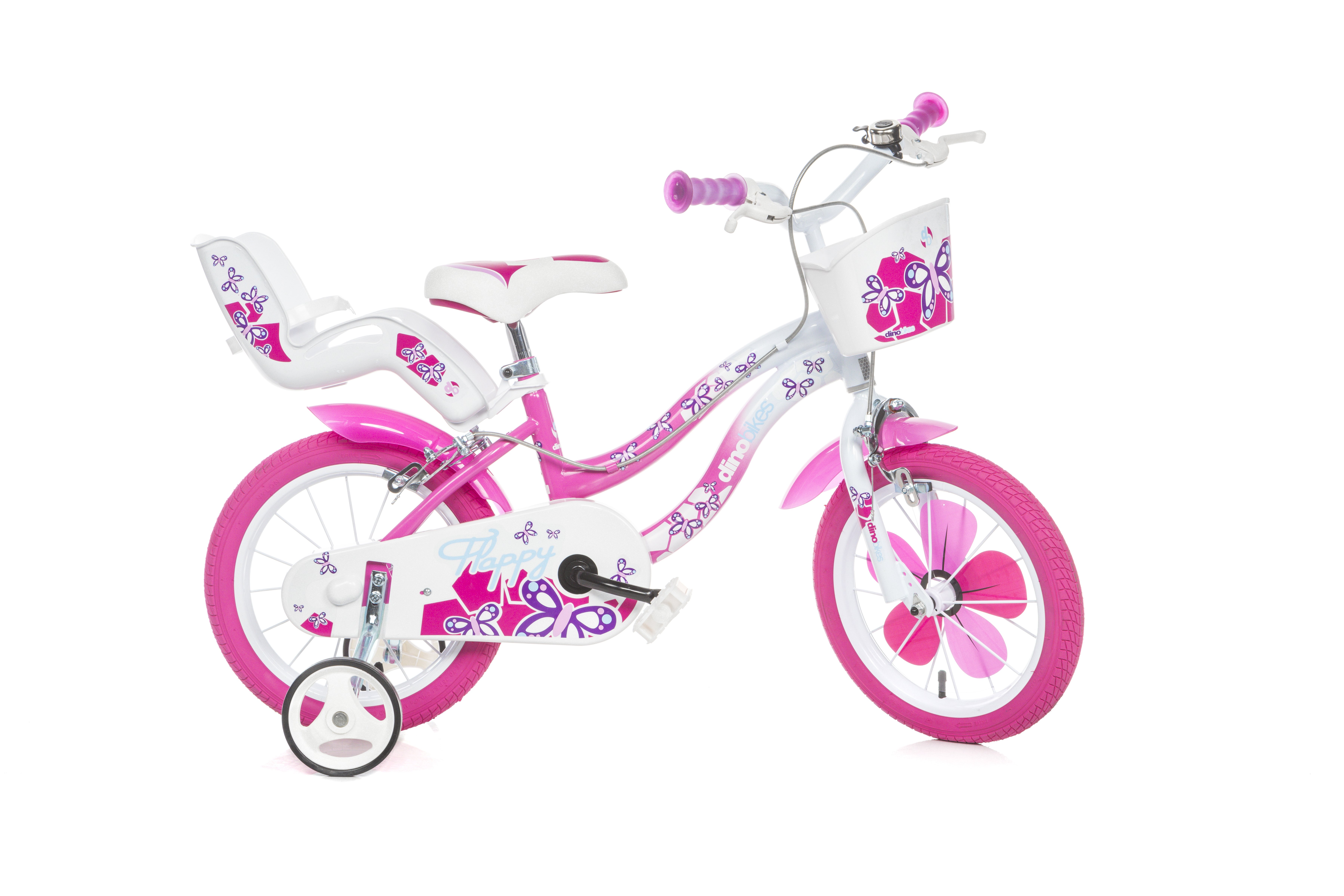Girls bike 14" with accessories FLAPPY