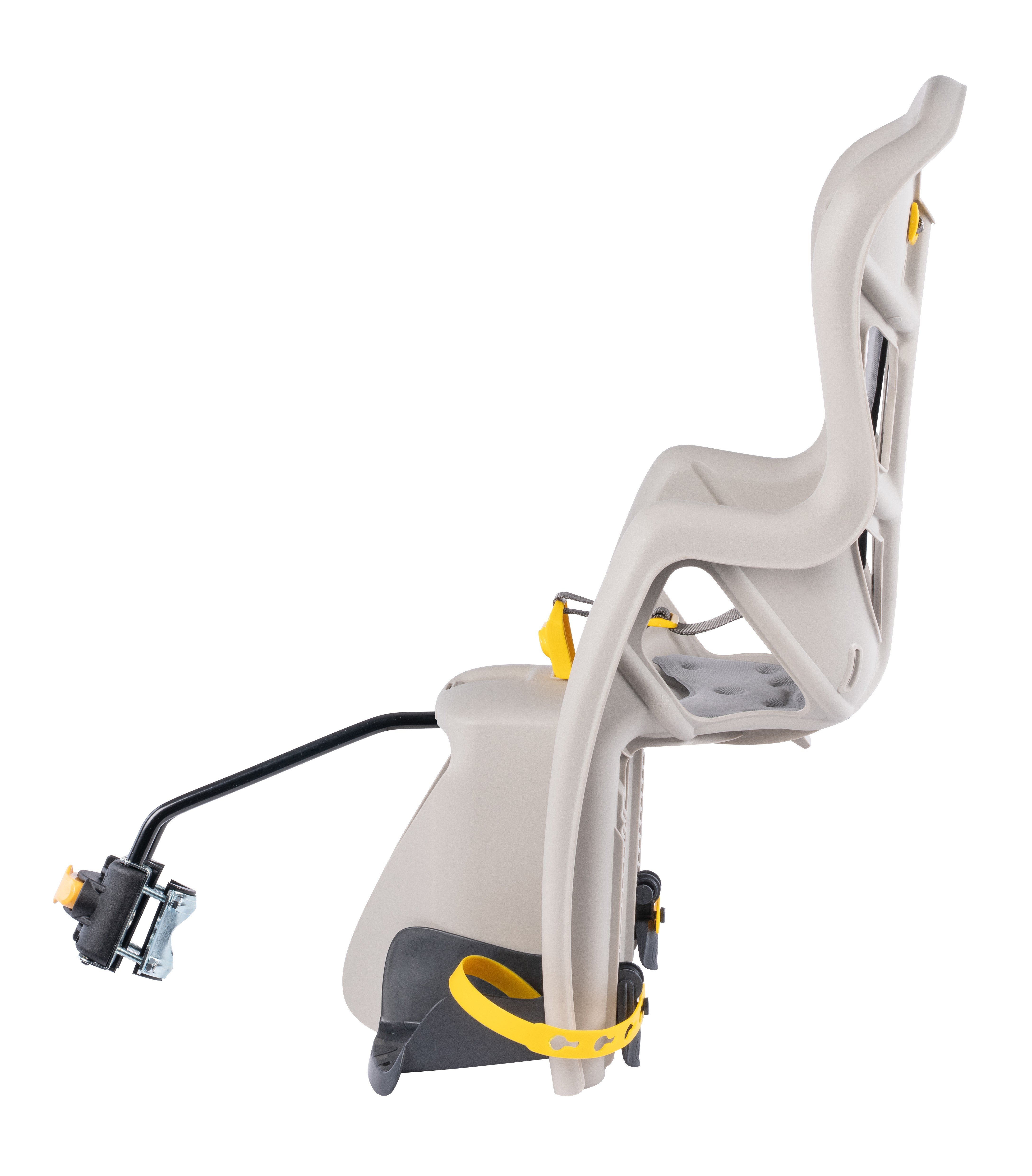 BELLELLI PEPE Child bike seat, frame mounted, silk grey