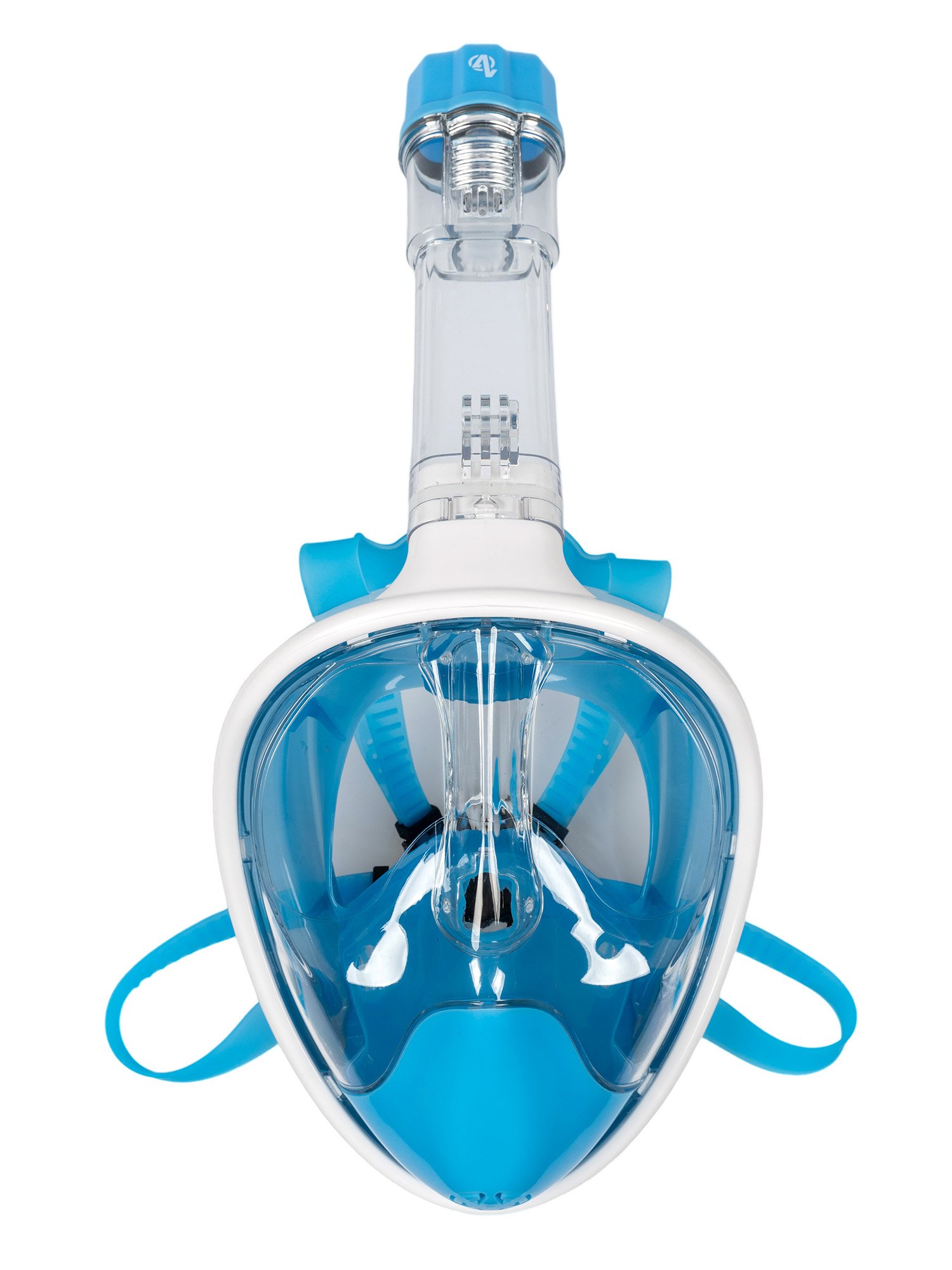Snorkelling mask, blue, full face, size L/XL