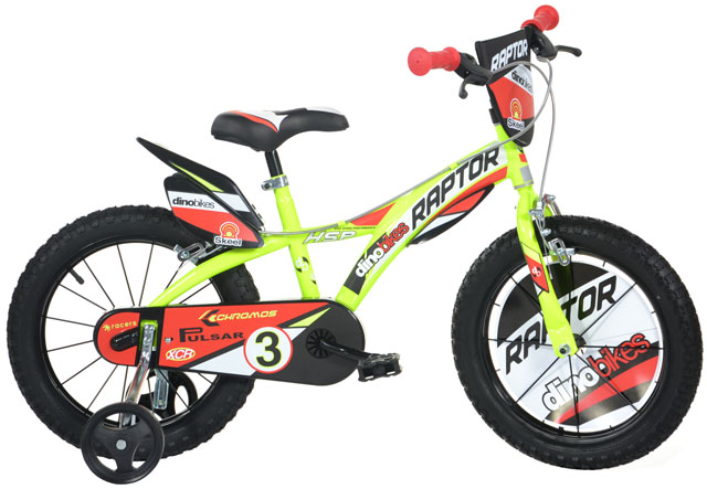 Dino children's bike 143GLN yellow 14" 2017