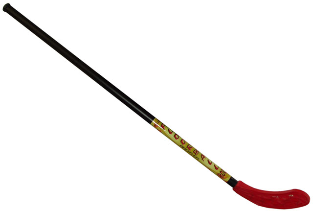 Floorball stick straight red 90 cm red