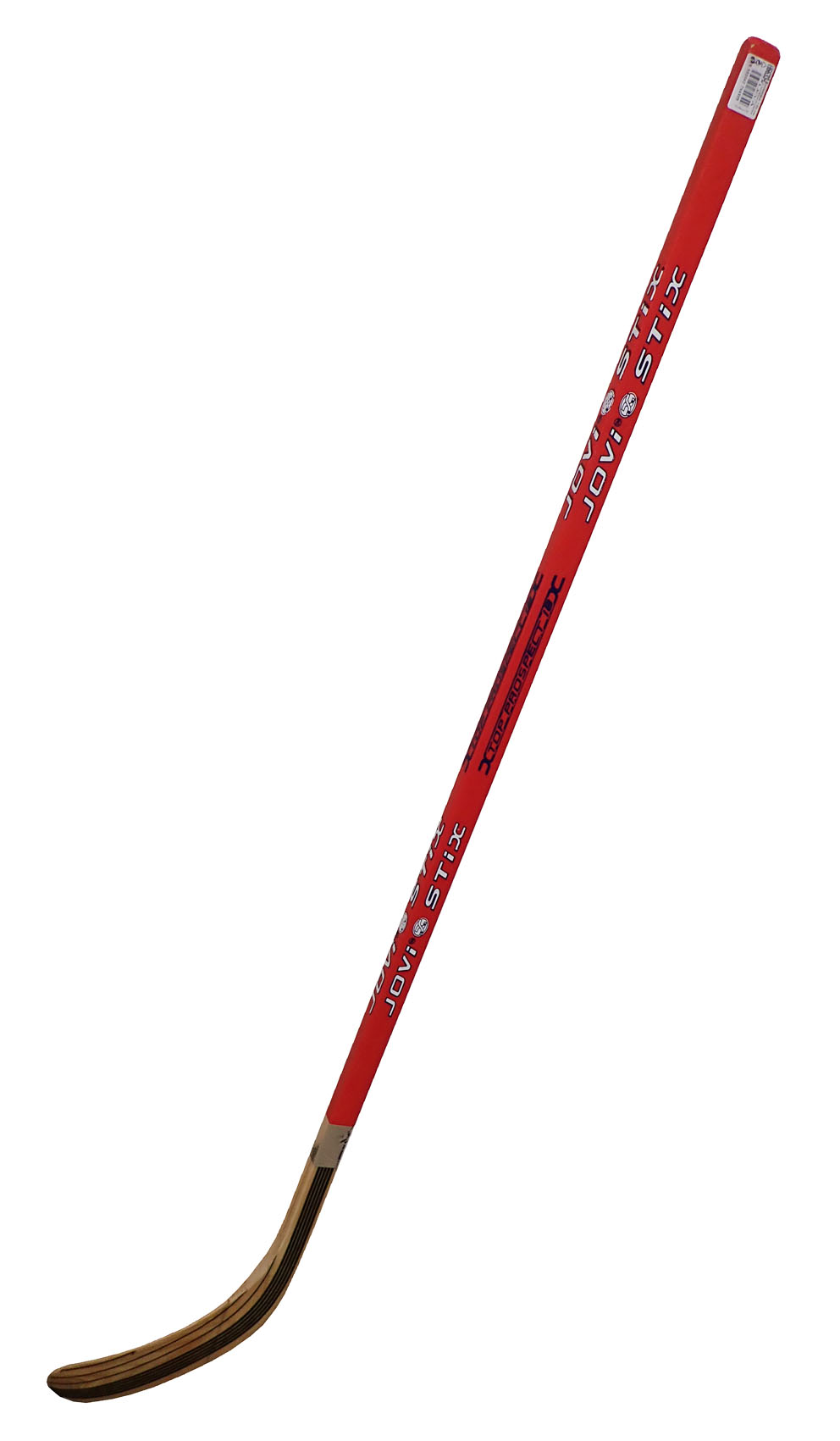 Laminated hockey stick right 125 cm - red