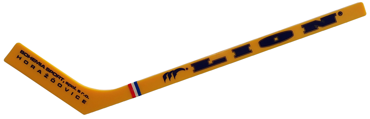 LION H30M Plastic hockey stick mini 30 cm yellow