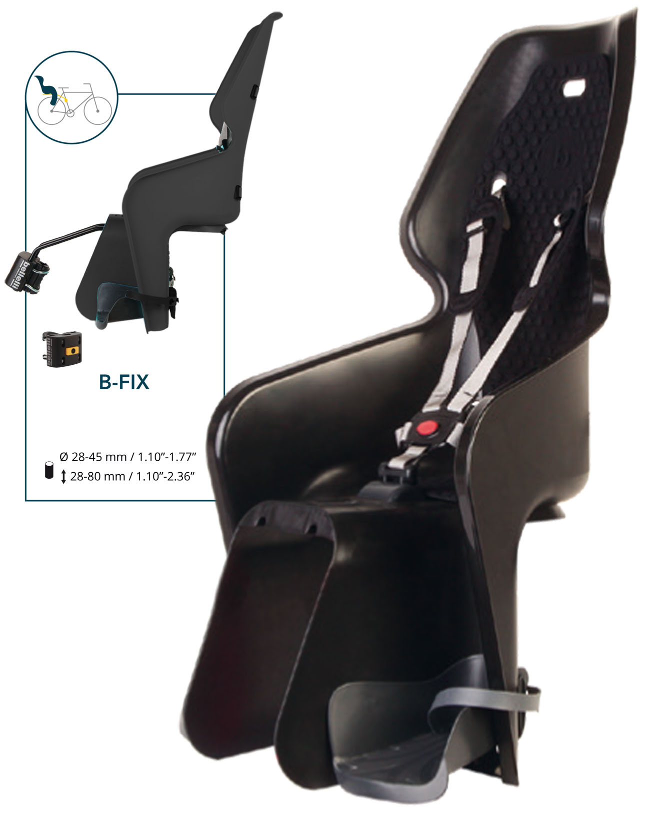 Bellelli - LOTUS seat with B-FIX clamping system