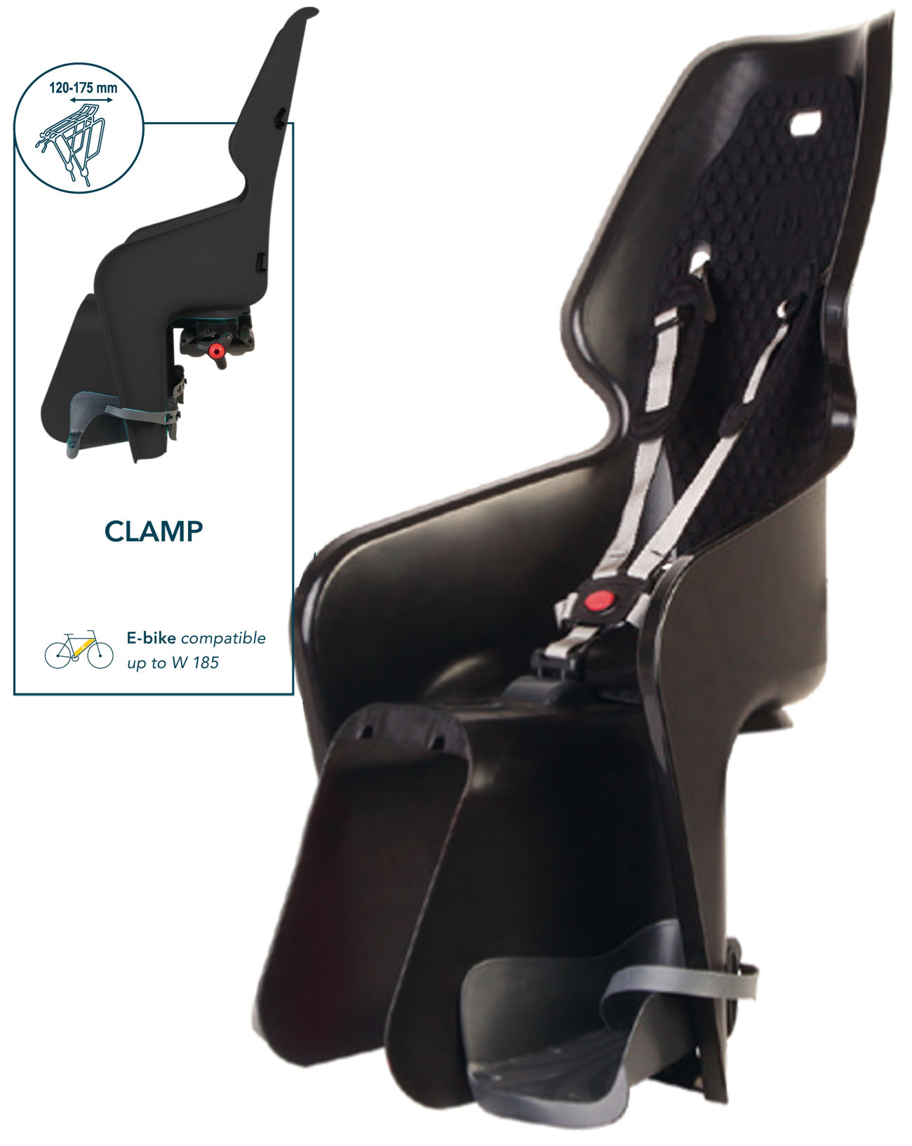 Bellelli - LOTUS Sitz mit Fahrradträgeraufsatz FOLDABLE