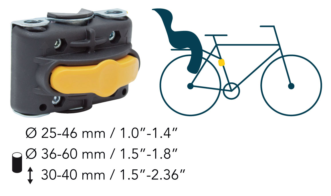 Bellelli - attachment system for bicycle seats - Multifix