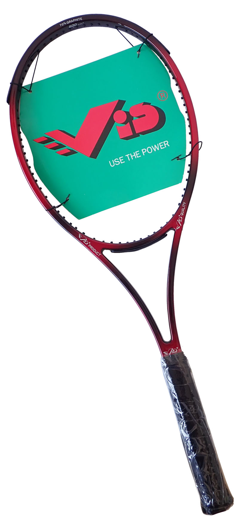 ACRA G2418/CRV600/B Tennis racket 100% graphite without backing