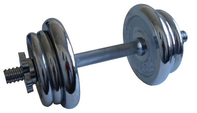 ACRA One-handed loading dumbbell 15 kg - 25 mm