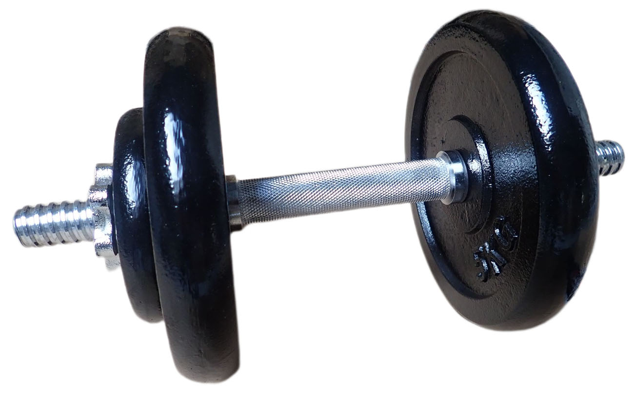 ACRA One-handed loading dumbbell 14 kg - 25 mm