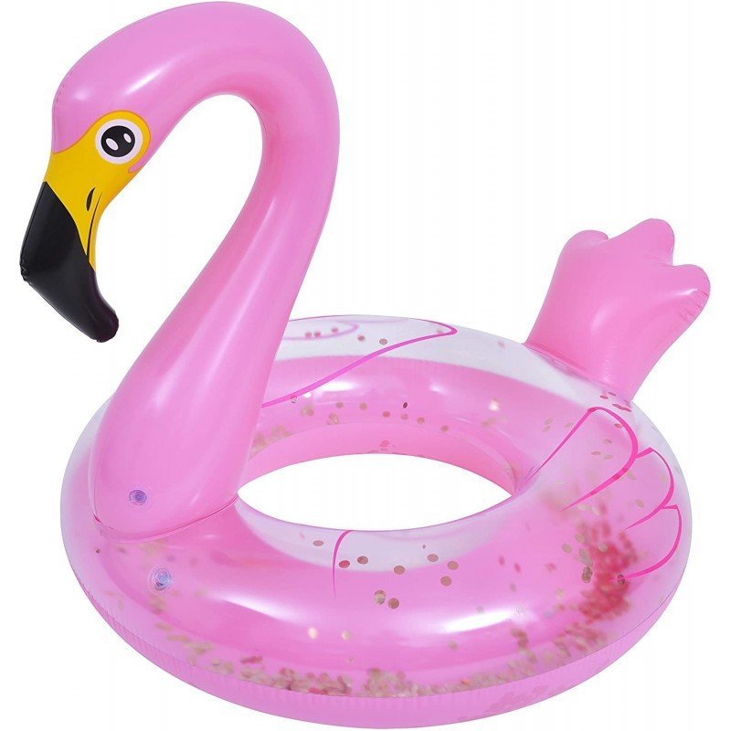 Inflatable floating bicycle Flamingo 115cm