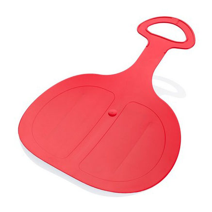 Plastic slide Pinguin - red