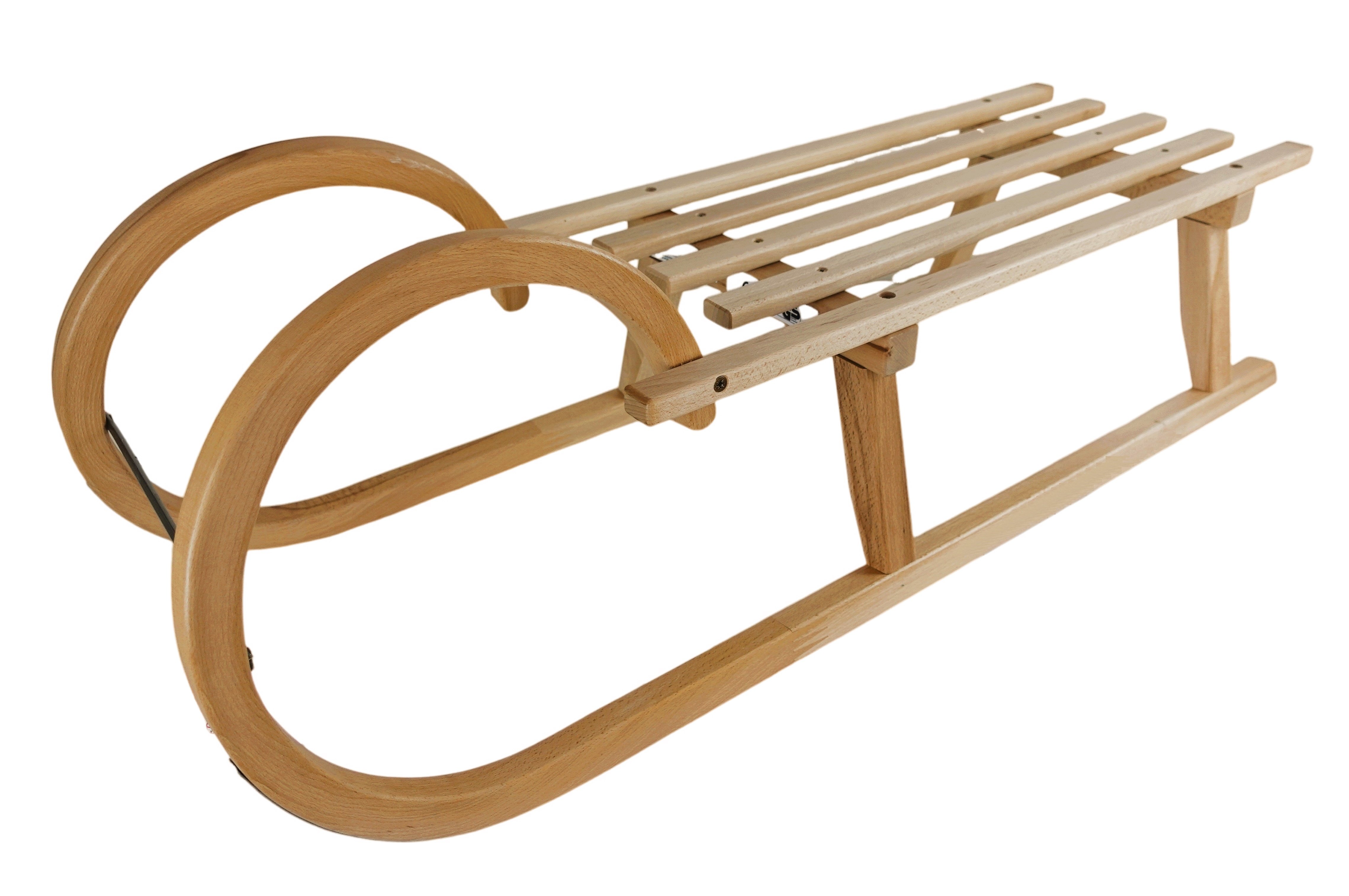 Wooden sledge 125cm Wooden seat