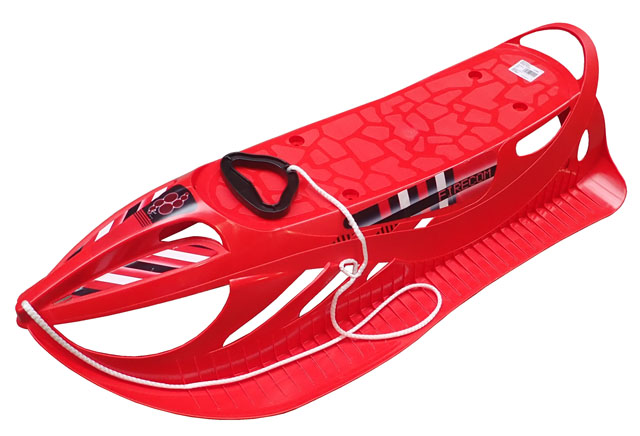 Firecom Plastic sledge, red