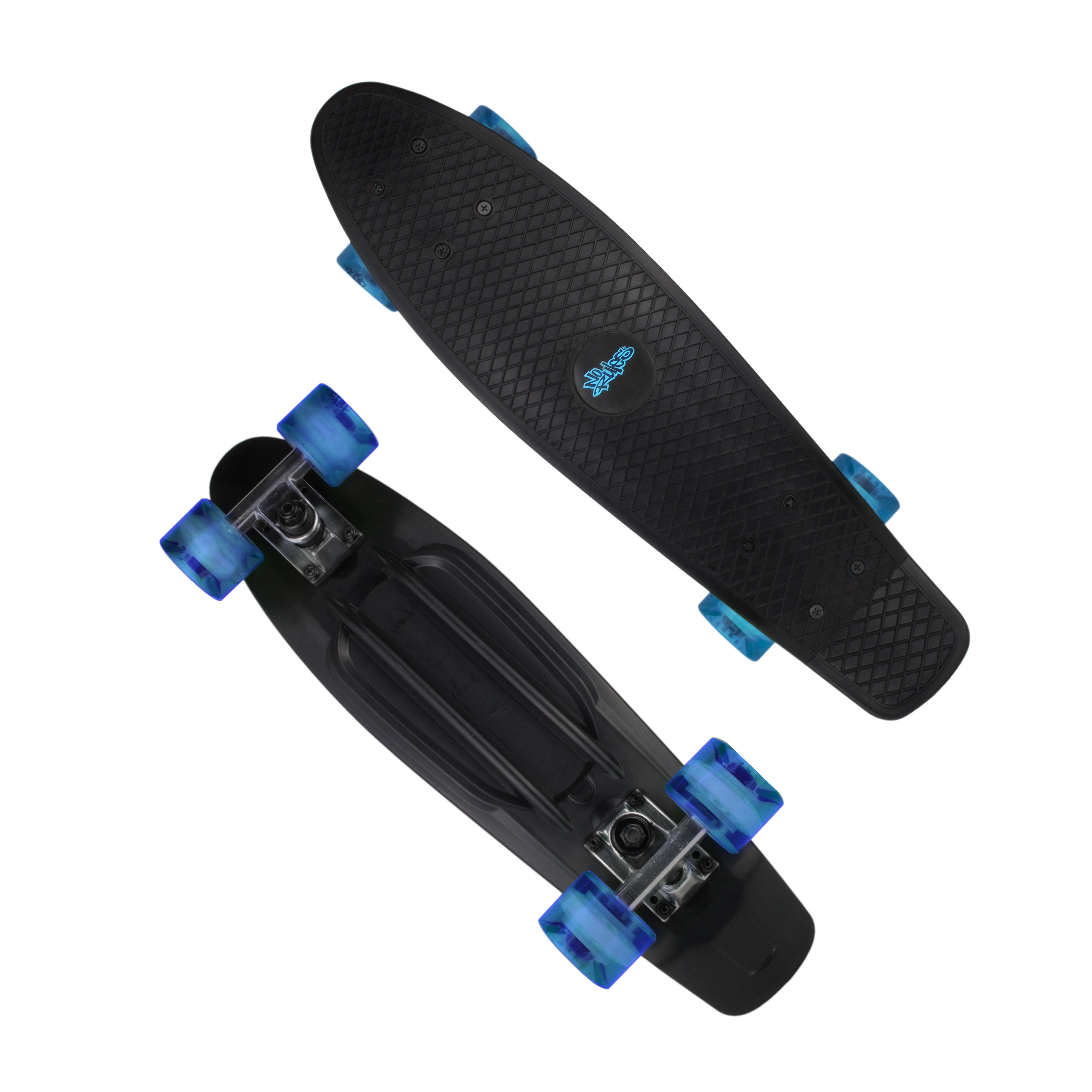 Muuwmi NoRules Skateboard ABEC 5 FUN black and blue