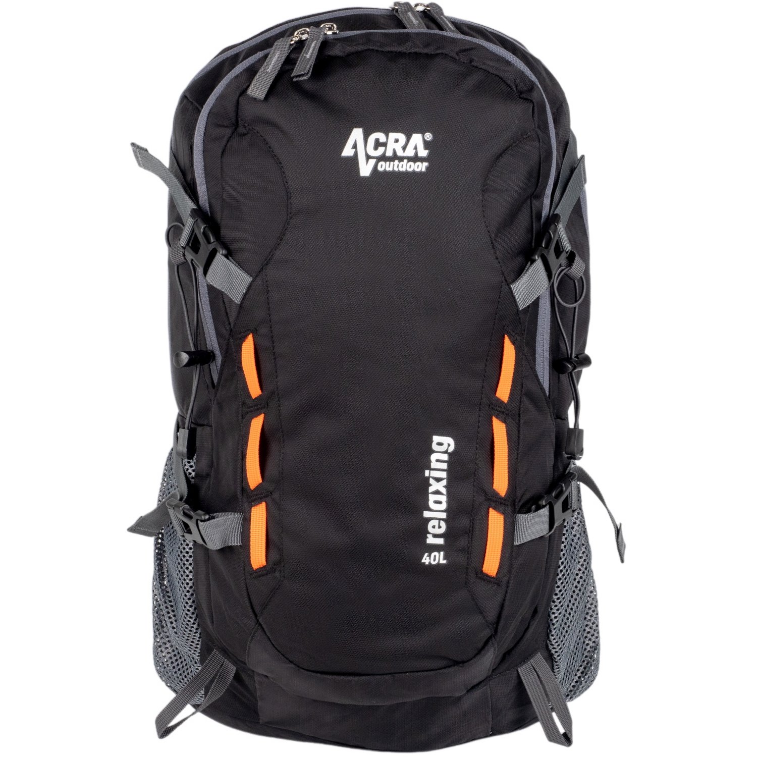 ACRA Backpack Relaxing 40 L hiking black BA40-CRN