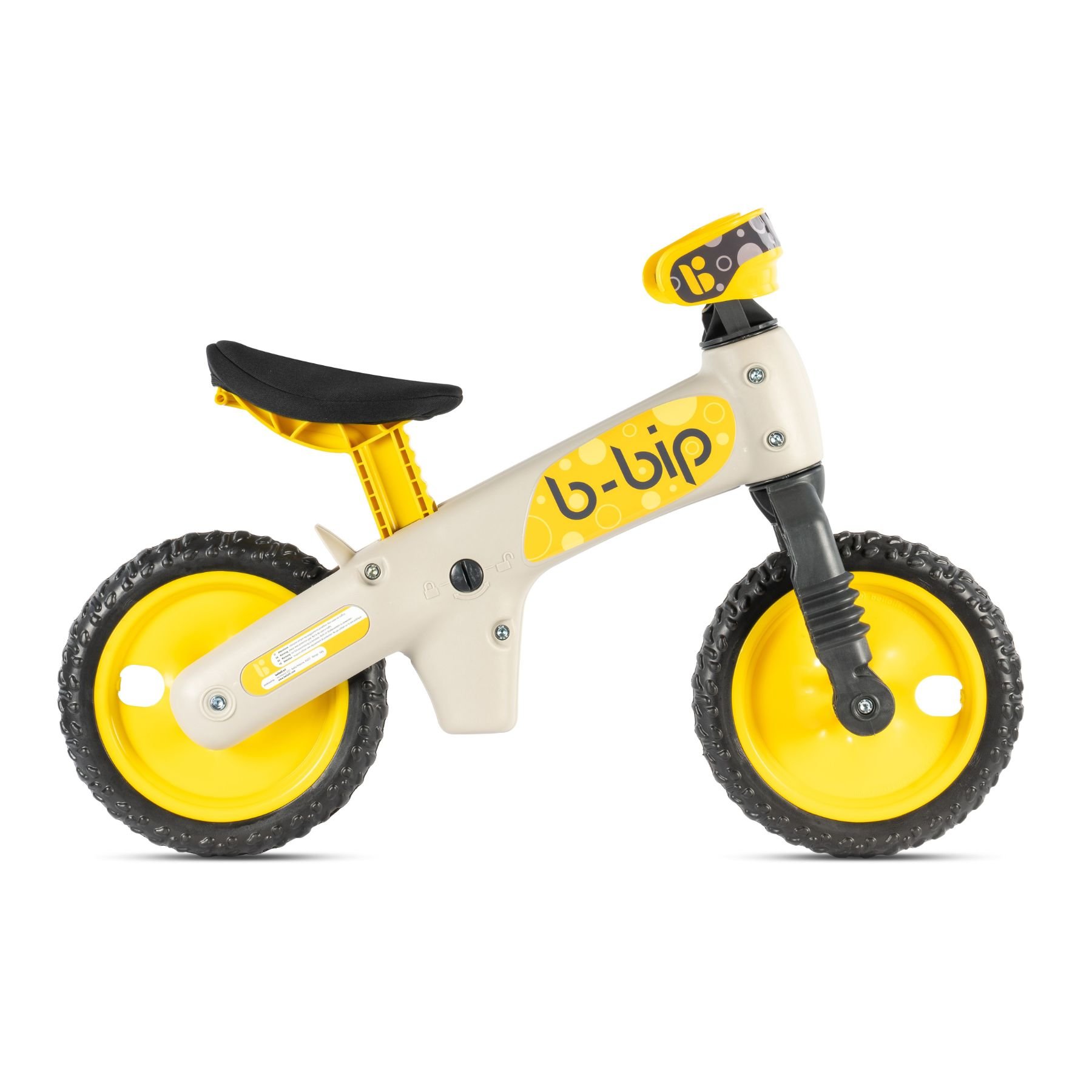 BELLELLI BALANCE BIKE - B-BIP, yellow-grey