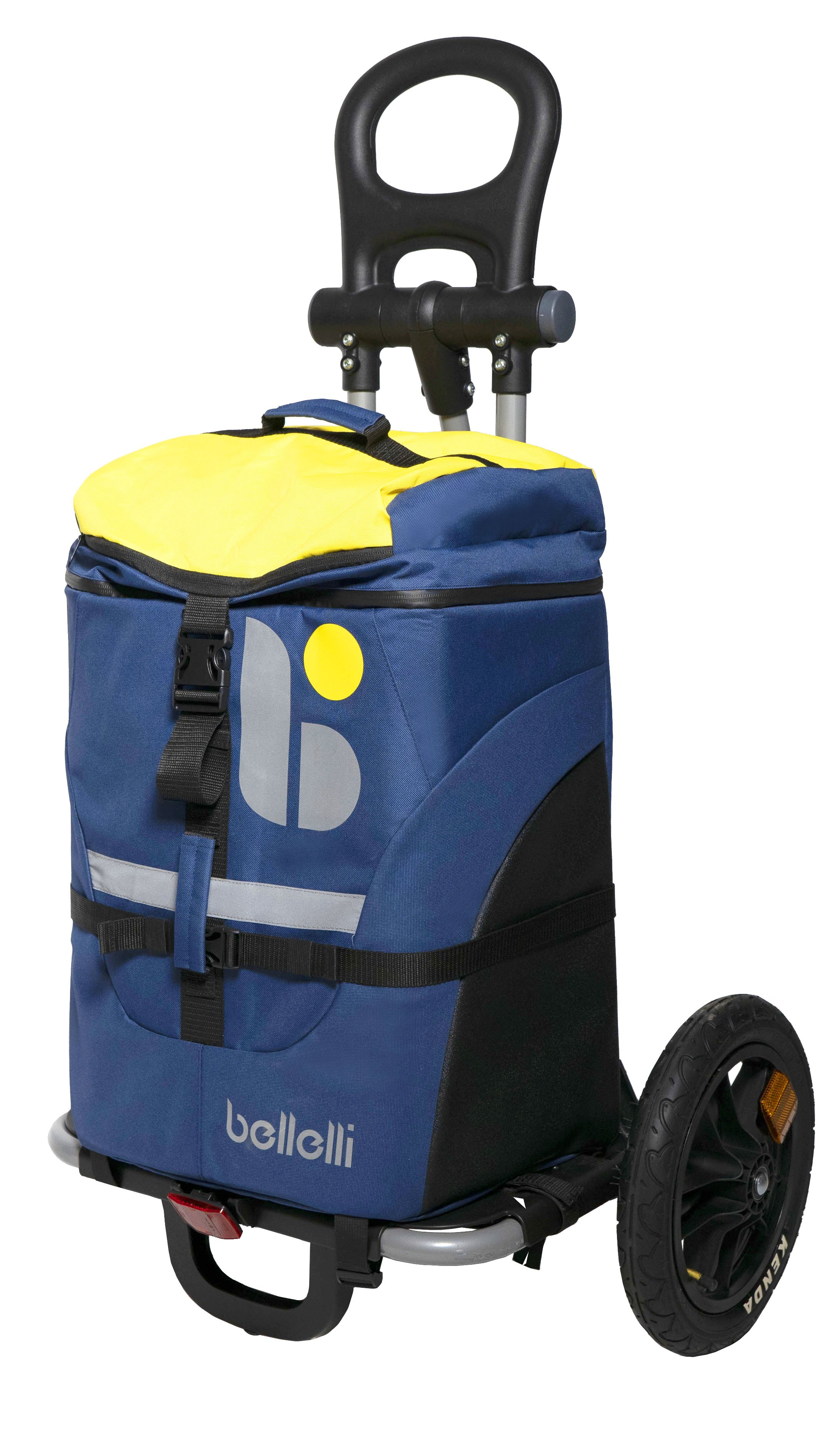 BELLELLI B-TOURIST 2in1 bicycle shopping trolley, blue