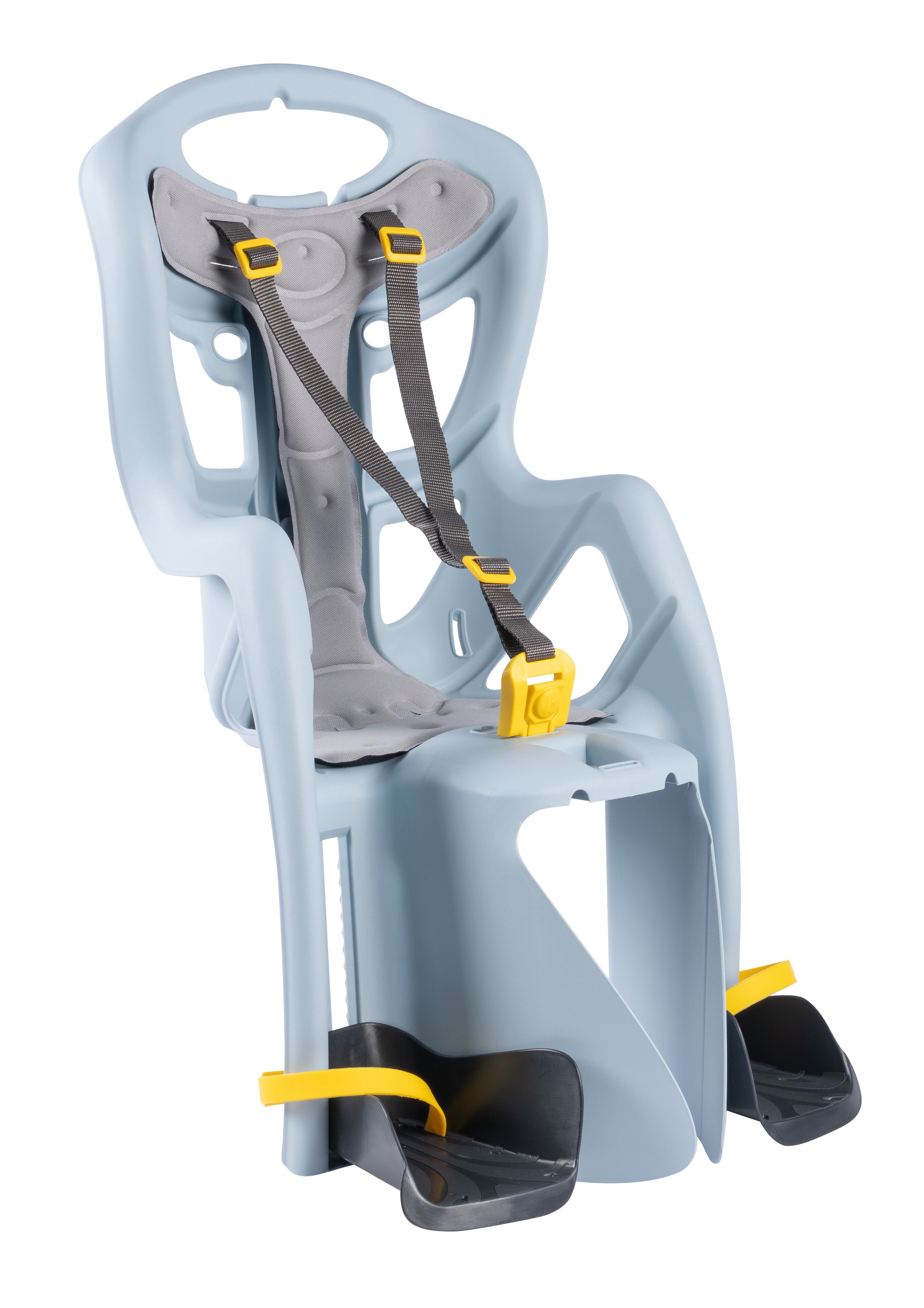 BELLELLI PEPE Child bike seat, rear carrier mounting, blue