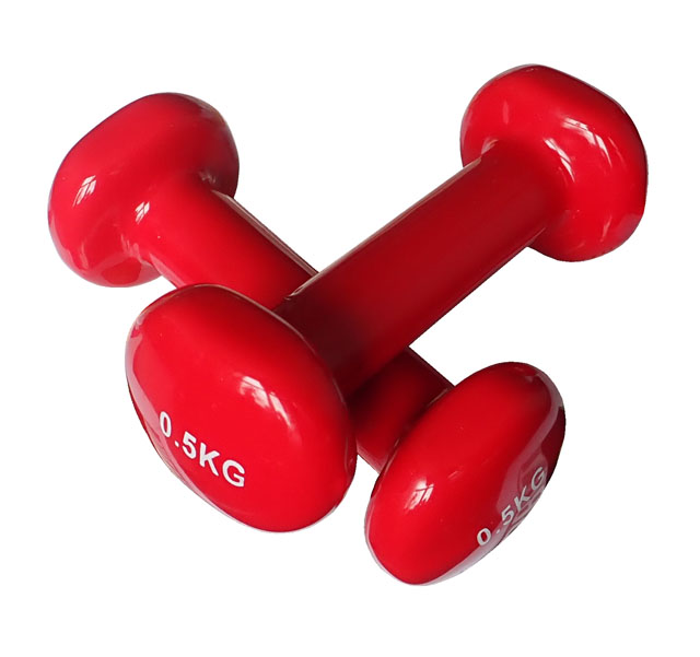 Aerobic one-handed dumbbells 2 x 0,5kg