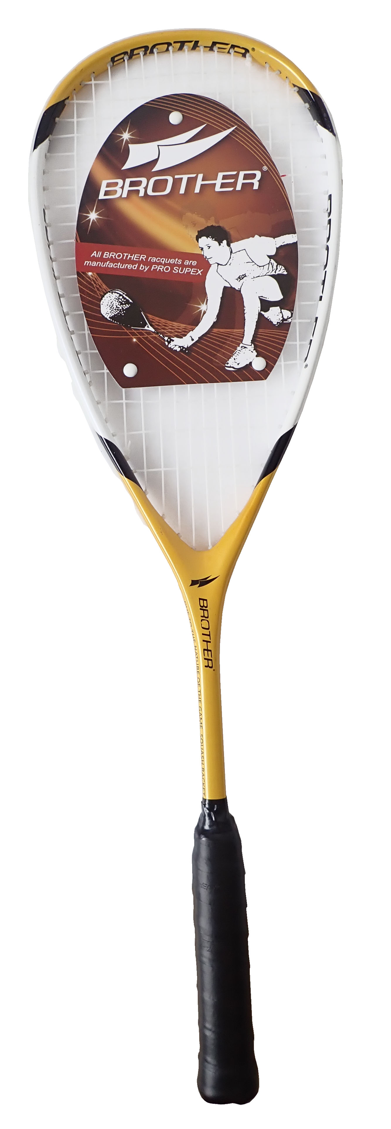 Brother G2452ZL COMPOSTE squash racket - yellow