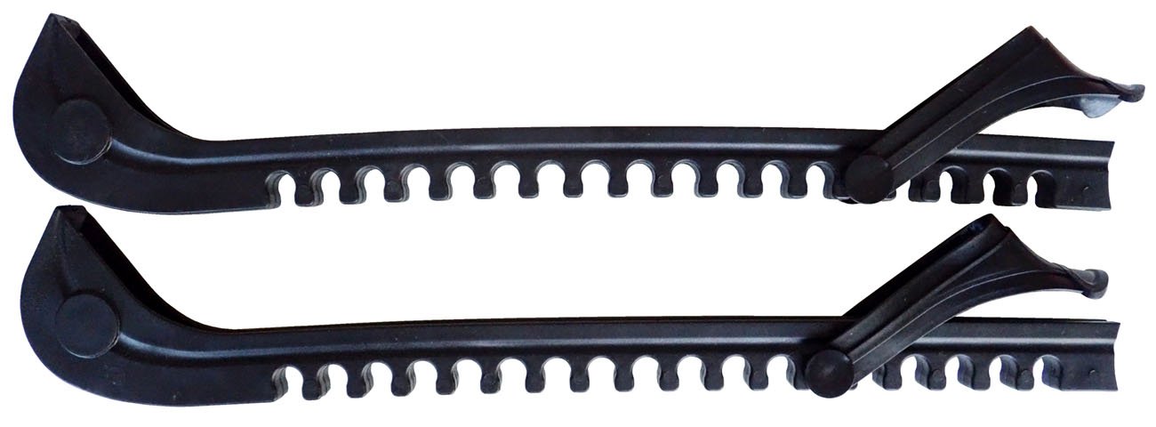 ACRA H526-CRN Black plastic skate protectors - 1 pair