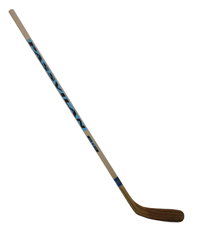 Hockey stick Passvilan 125 cm with laminated blade - right