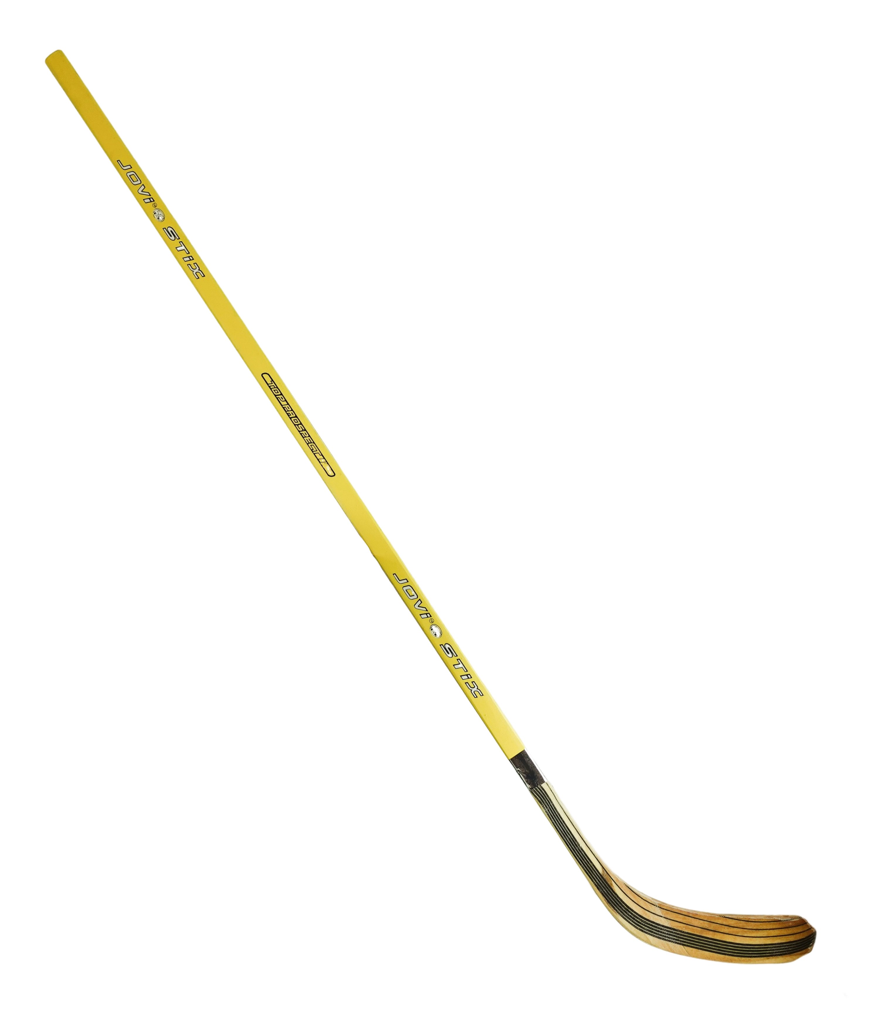 Hockey stick Jovi Stix 145cm wood laminated right - yellow