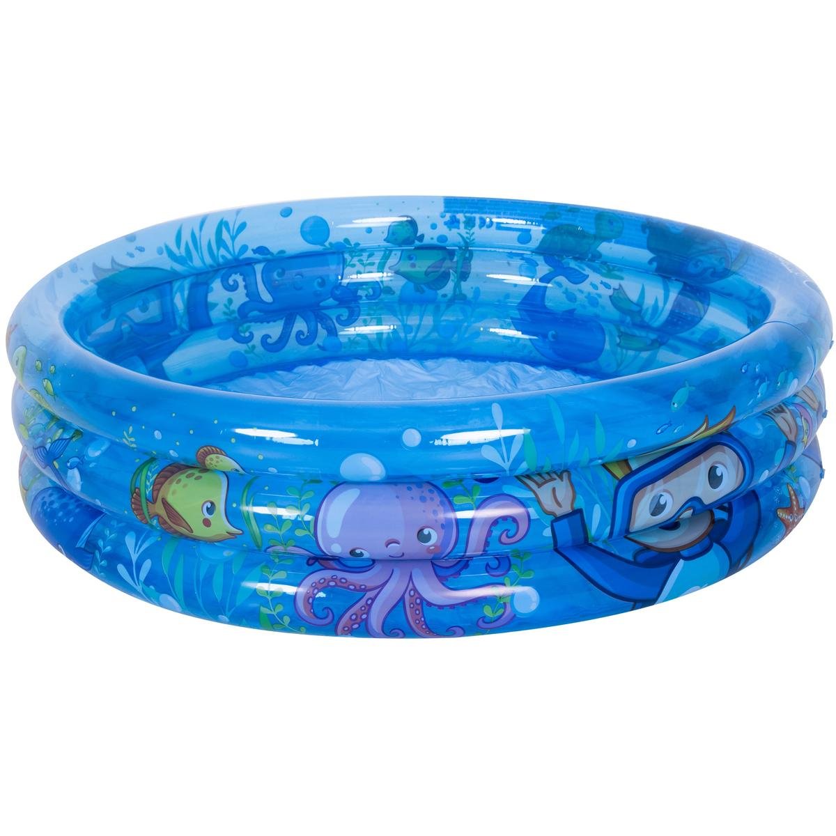 Children's pool - blue round fun 99cm