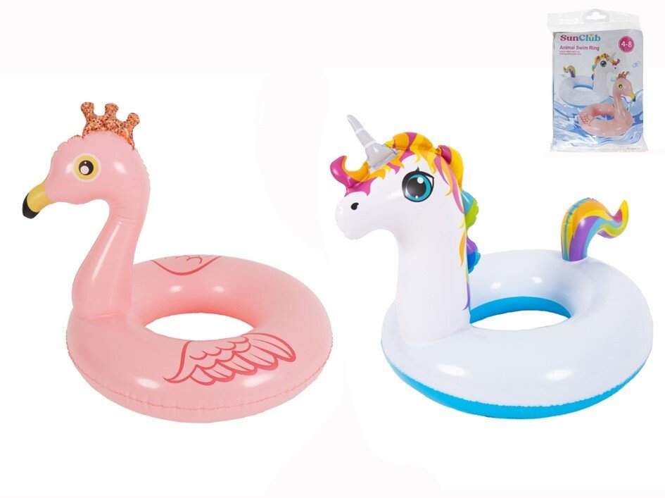 SUN CLUB Inflatable ring 55 cm Flamingo / Unicorn