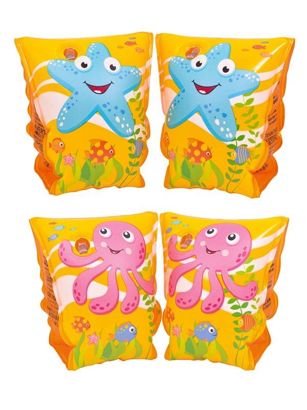 SUN CLUB Inflatable sleeves with sea pattern