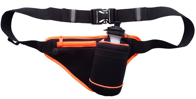 Sports kidney with drink bottle