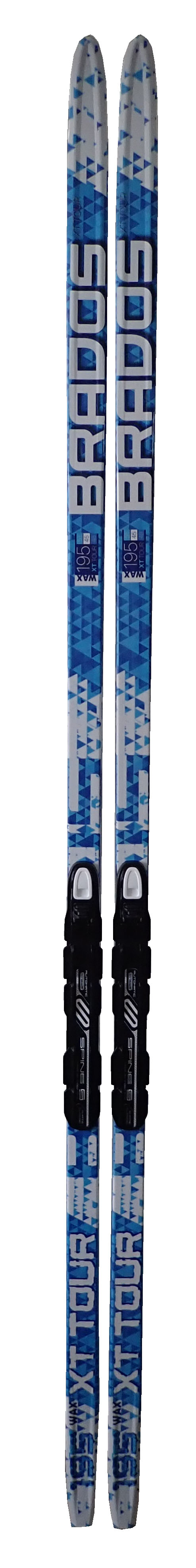 ACRA LSR/XTMO-195 Cross-country skis with NNN bindings, smooth