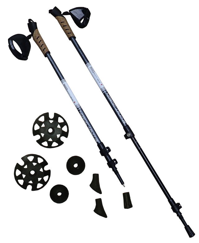 Trekking poles with quick release 1 pair LTH139