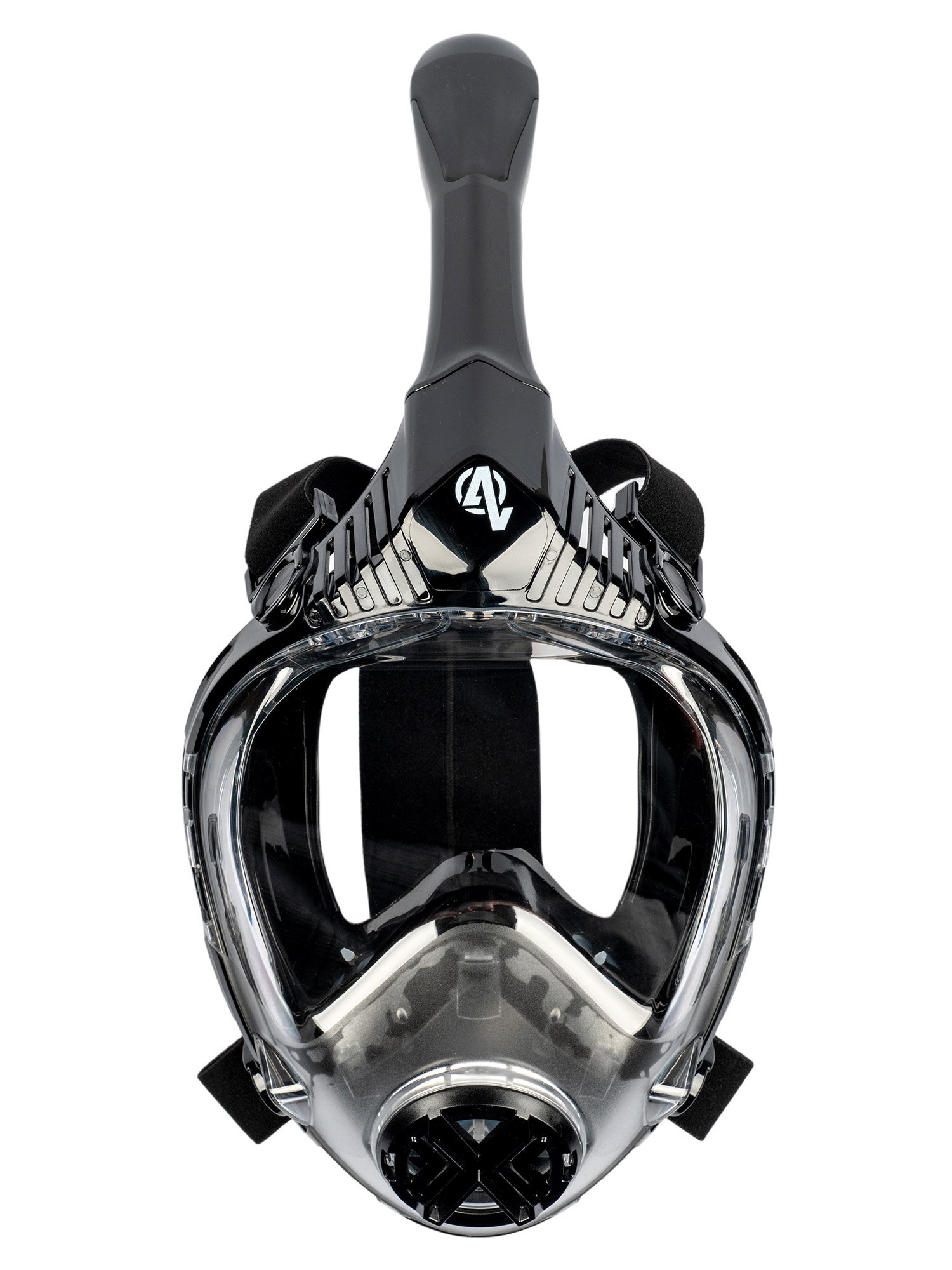 Snorkelling mask, black, full face, size S/M