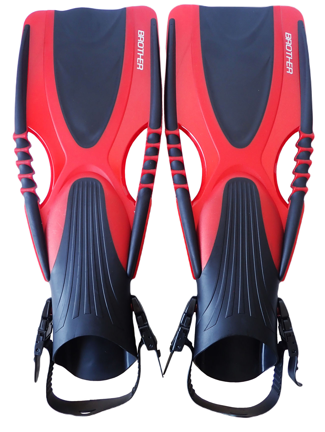 Delta fins with belt 40/43 red