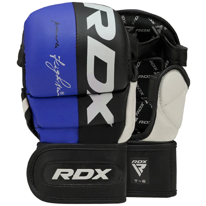 RDX Sparring gloves T6 REX MMA blue M
