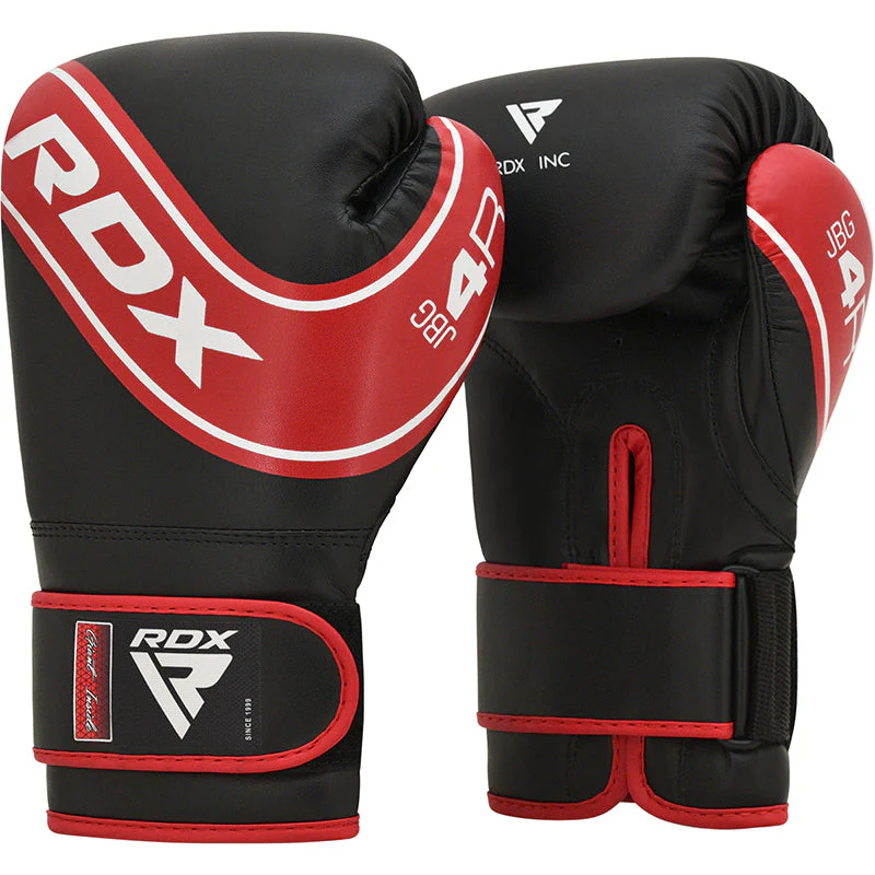 RDX Kids boxing gloves 4B Robo, red and black, 4 oz