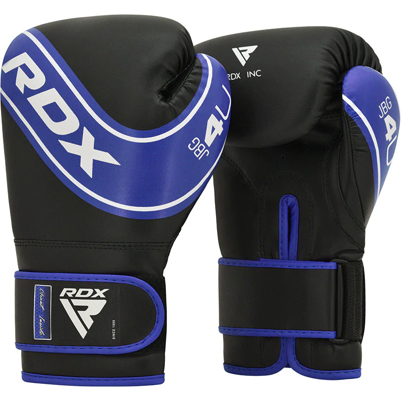 RDX Kids boxing gloves 4B Robo, blue and black, 6 oz