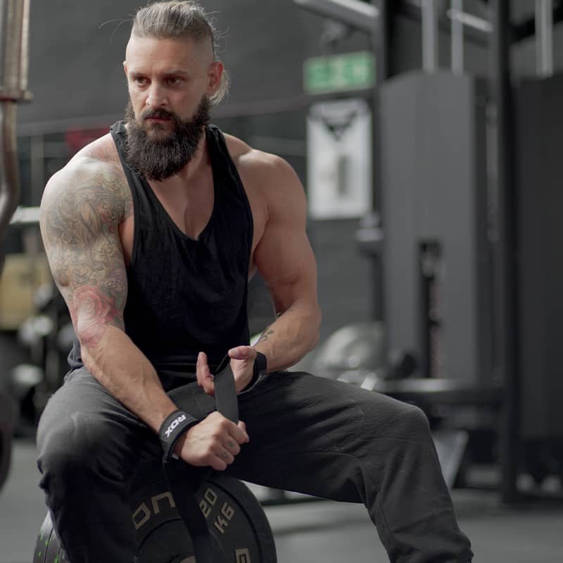 RDX W1 wrist straps black