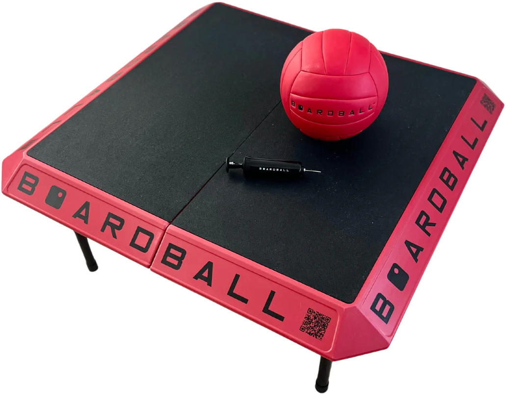 Boardball set - game board, ball, hand pump